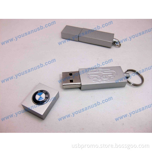 exquisite metal usb flash drive with bmw logo